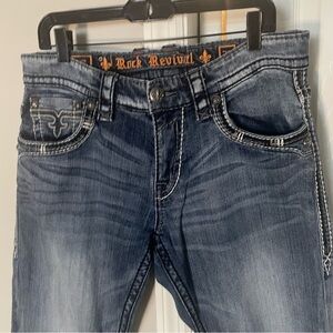 Rock Revival Ewald boot cut jeans size 33